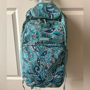 Vera Bradley Floral Paisley Blue Backpack